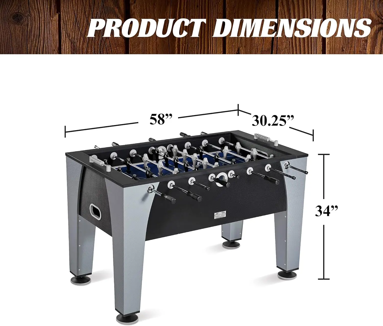 Foosball Multiple Styles Soccer Foosball Tables, Durable & Stylish Designs with Tabletop Sports Soccer Balls, Perfect