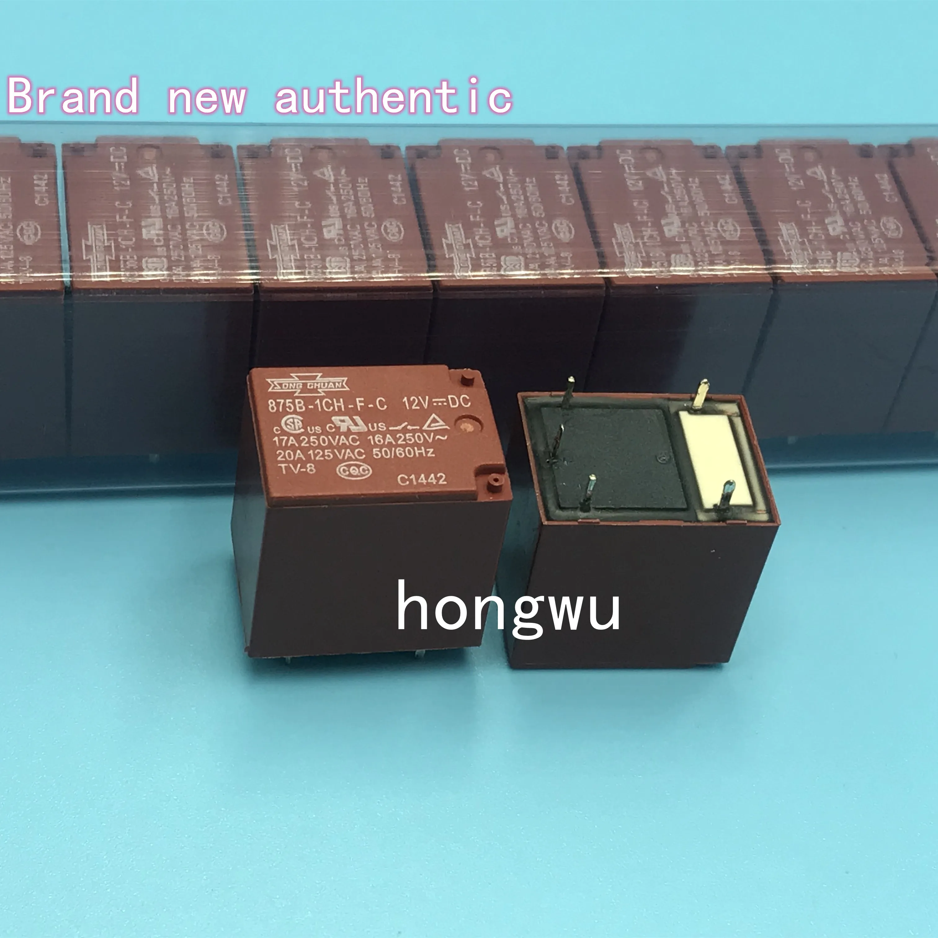 

100% Original New 1PCS/ 875B-1CH-F-C-12VDC relay 17A 5pins