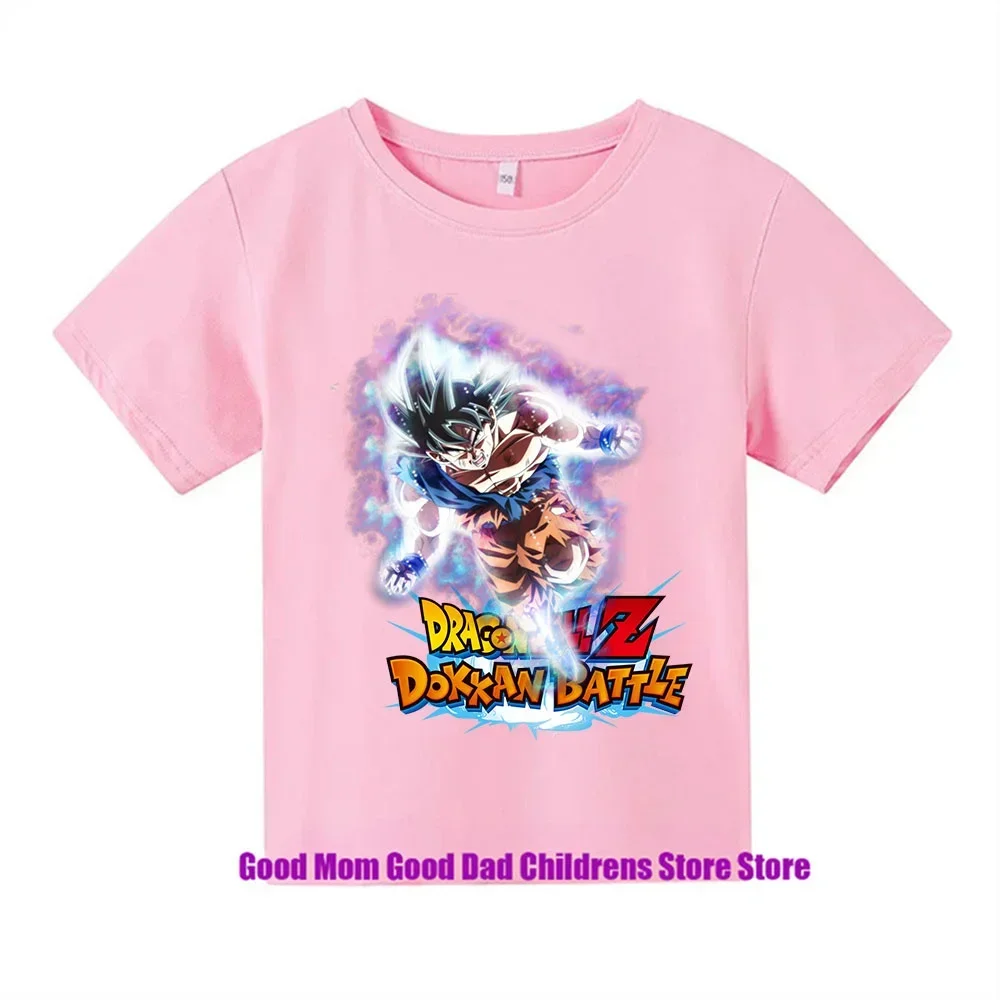 2024 nowa Dragon Ball Zkakarotte letnia fajna dziecięca koszulka rekreacyjna kreskówka t-shirt dla chłopców i dziewcząt 3-15 prezent urodzinowy