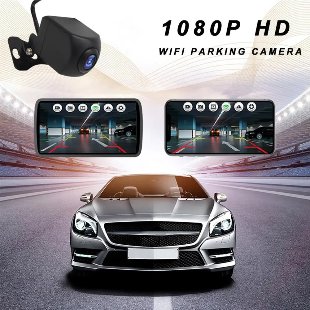 1080p HD Car Rear View Camera 2-pin Waterproof Night Vision Lens 170 Degree Park Reverse Camera For SUV Car Accessory