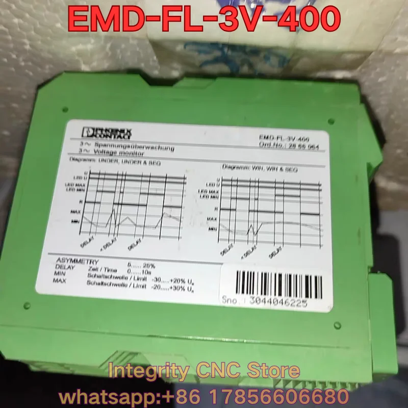 Second-hand EMD-FL-3V-400 PLC module 2866064 functional test is normal