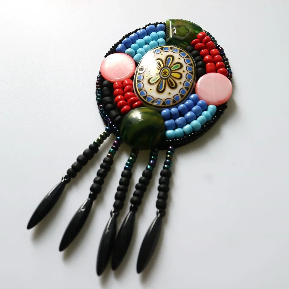

3D Handmade beaded folk-custom Patches for clothing DIY sew on sequin rhinestone parches Beaded applique parches bordados para