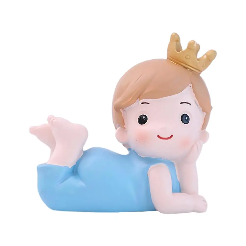

Resin Cake Decoration Cartoon Girl Birthday Topper Adornment Ornament Party Supplies Home Car Mini Figurine Table Bookshelf