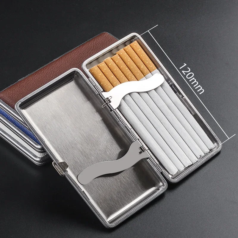 120mm Long Cigarette Case Slim Cigarette Holder Holds 14pcs 8mm Cigarette Box Excellent Smoking Accessory