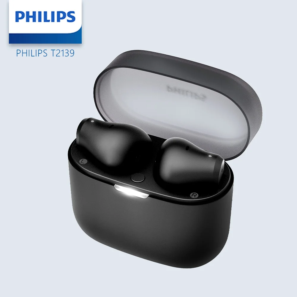 PHILIPS T2139 sans fil Bluetooth couteurs Sport IPX4 anti-transpiration ENC appel intelligent rduction du bruit Mini casque avec APP double micro