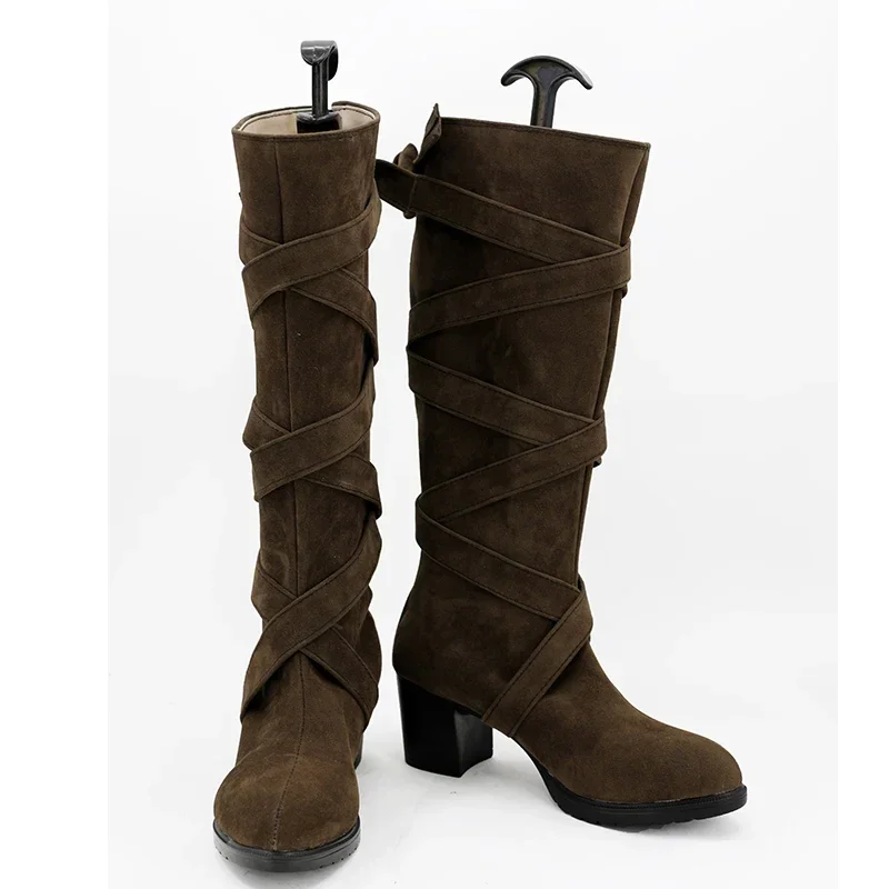 Botas Cosplay para Halloween, Carnaval, Tronos, Traos, Traje Feito, Sapatos de festa para Adulto, Homens e Mulheres