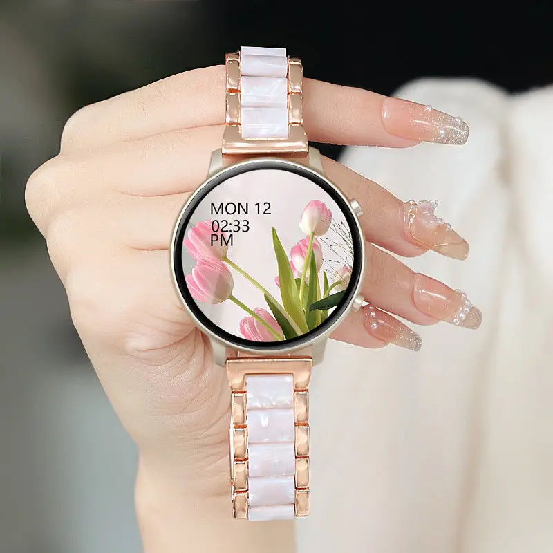 2025 جديد الهاتف المحمول ساعة ذكية المرأة بلوتوث الهاتف متعدد الرياضة سوار إلكتروني ملحق ساعة