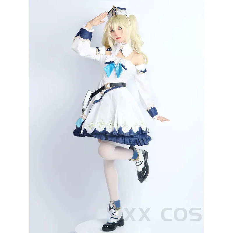 أزياء جينشين إمباكت نيكولاس التأثيرية، فستان كوميدي لحفلات الهالوماس، لعبة دعامة الرسوم المتحركة