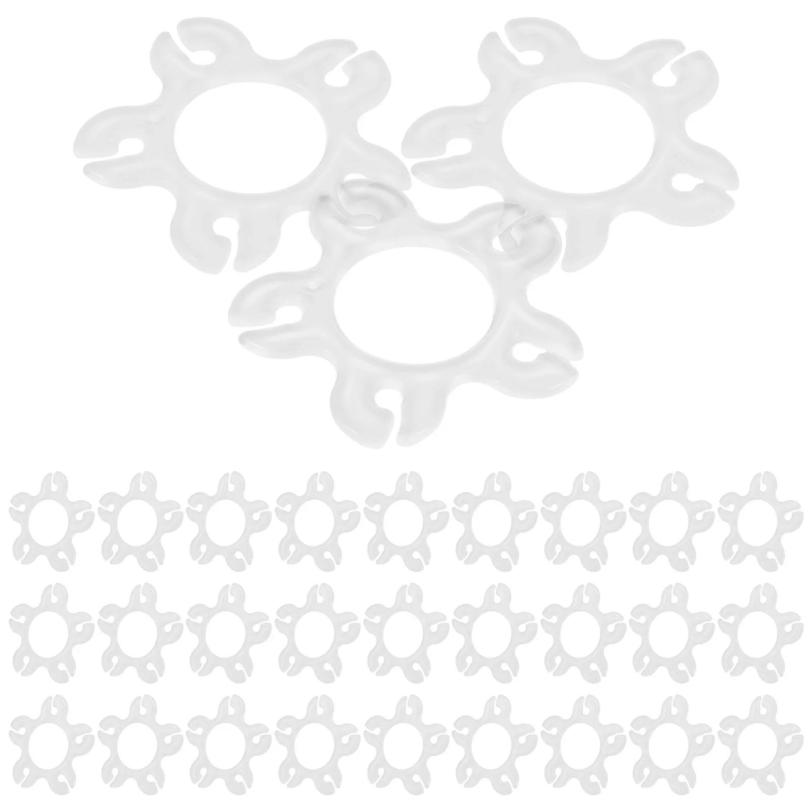 

50Pcs Balloon Clips Flower Shape for Wedding Birthday Party Decoration Easy to Adjust Balloon Accessory