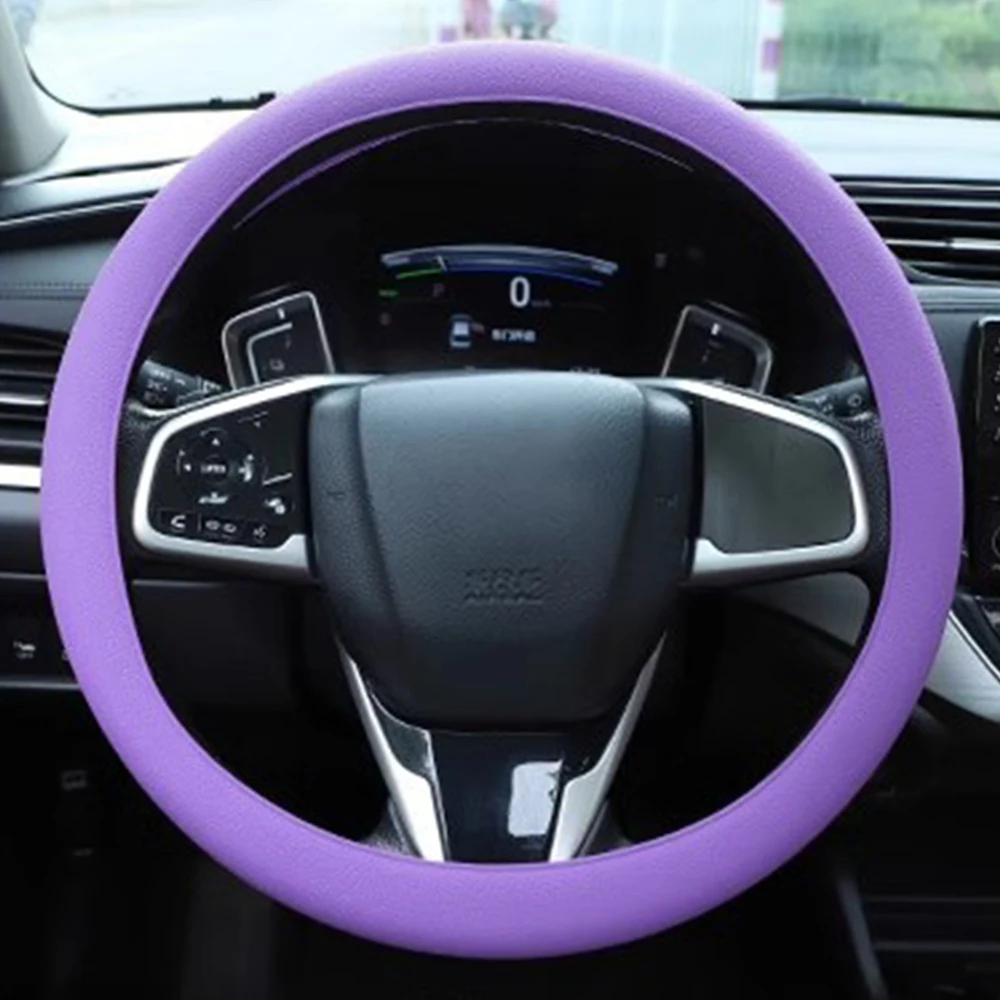 1 Stück ultradünne, rutschfeste Schutzhülle für das Autolenkrad, Silikon-Lenkrad-Schutzhülle. – Detail 16