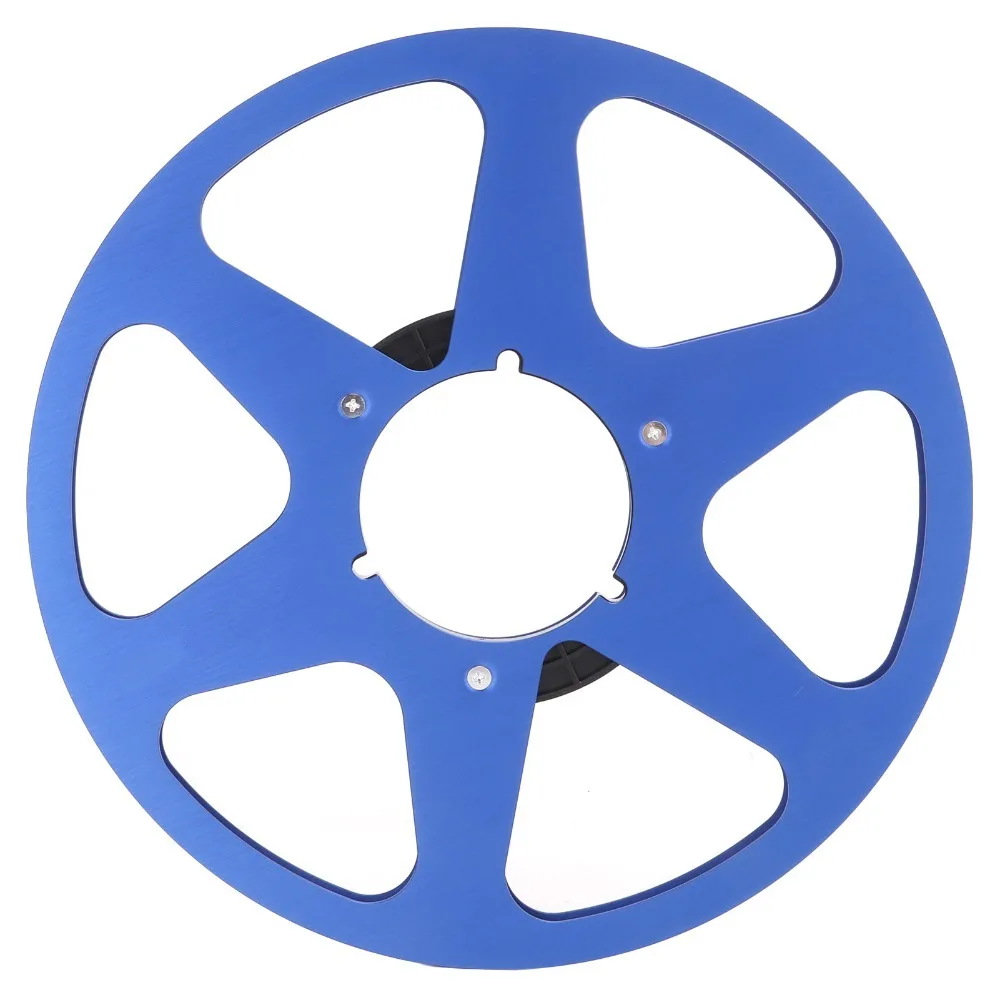 1/4 10.5 Inch Empty Tape Reel 6-Hole Aluminum Alloy for NAB Flange Open Reel Spool Opening Machine Part For Tape Recorders