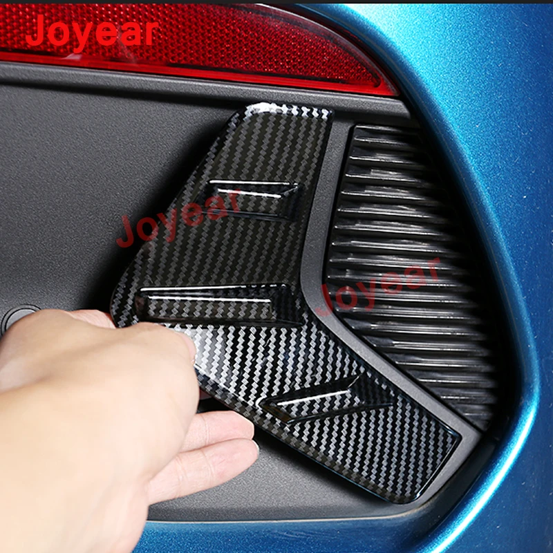 For BYD Atto 3 Yuan Plus EV 2020-2022 Car Rear Fog Light Frame Rear Bar Patch Anti-scrape Wear-resisting Protective Accessories