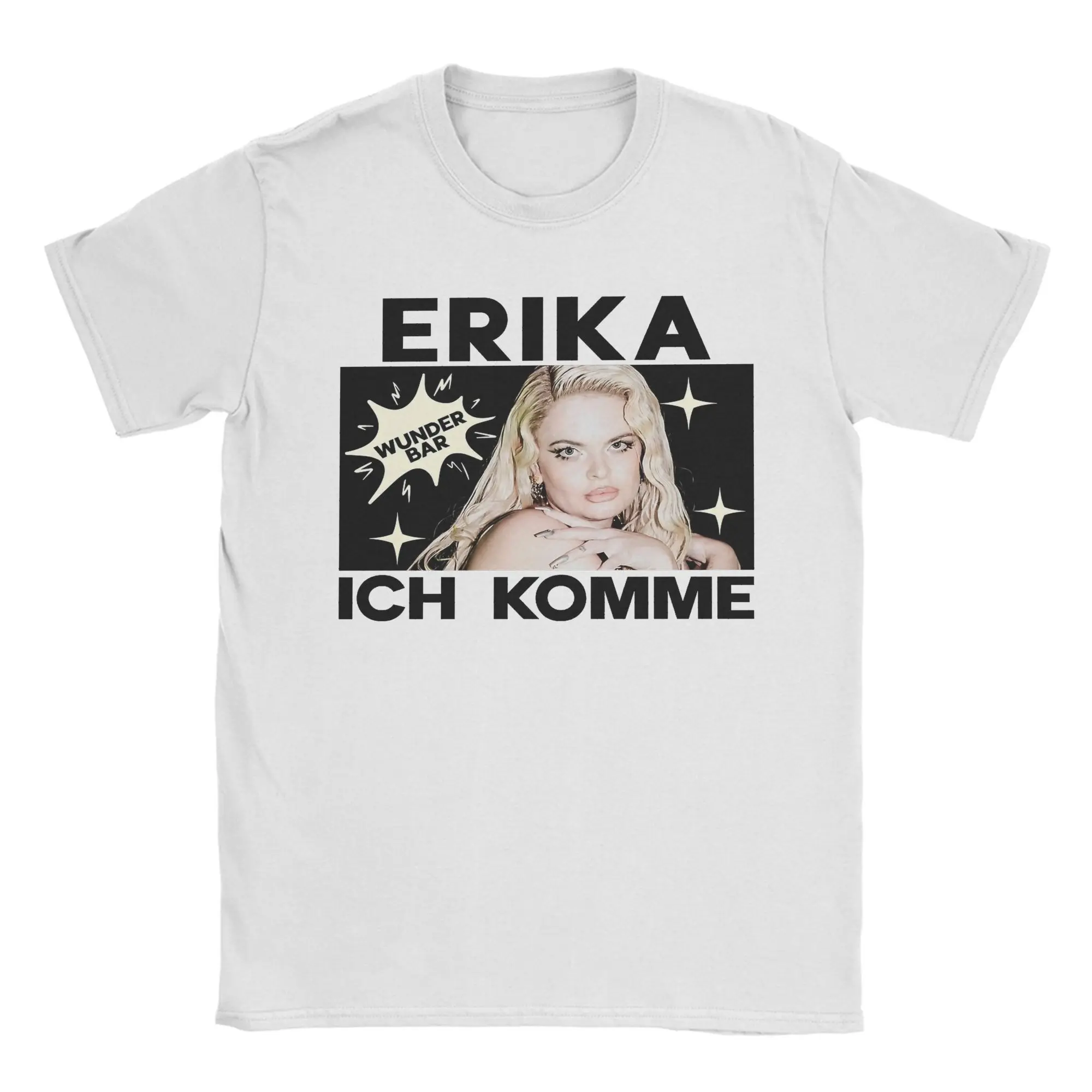 

Men Women Printed Erika Vikman Ich Komme Eurovisions 2025 Finland Tee T Shirt Cotton T-shirts Clothing