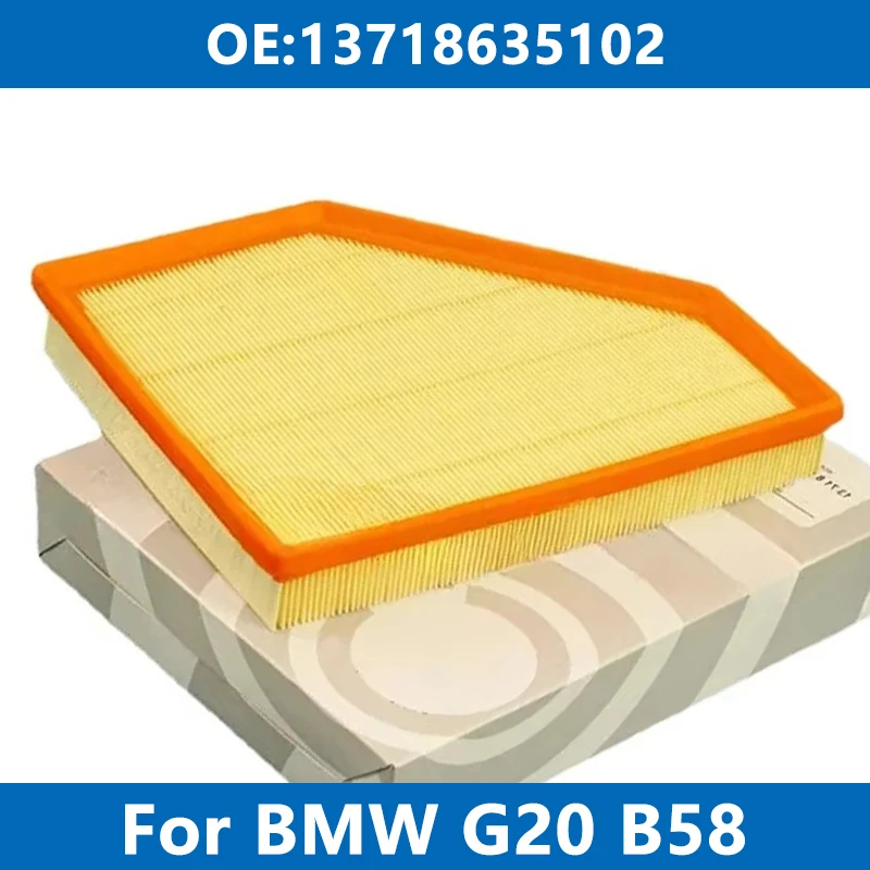 Car Air Filter Cleaner Element 13718635102 For BMW G42 G87 G20 G21 G22 G26 G29 M240i M340i M440i Mild-Hybrid xDrive Z4  SUPRA