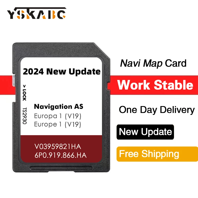 

UK Europe AS V19 Ateca Navi System 2024 Maps Sat Nav Navigation GPS SD Card 32 ГБ для Seat AS Navi GPS Tracker