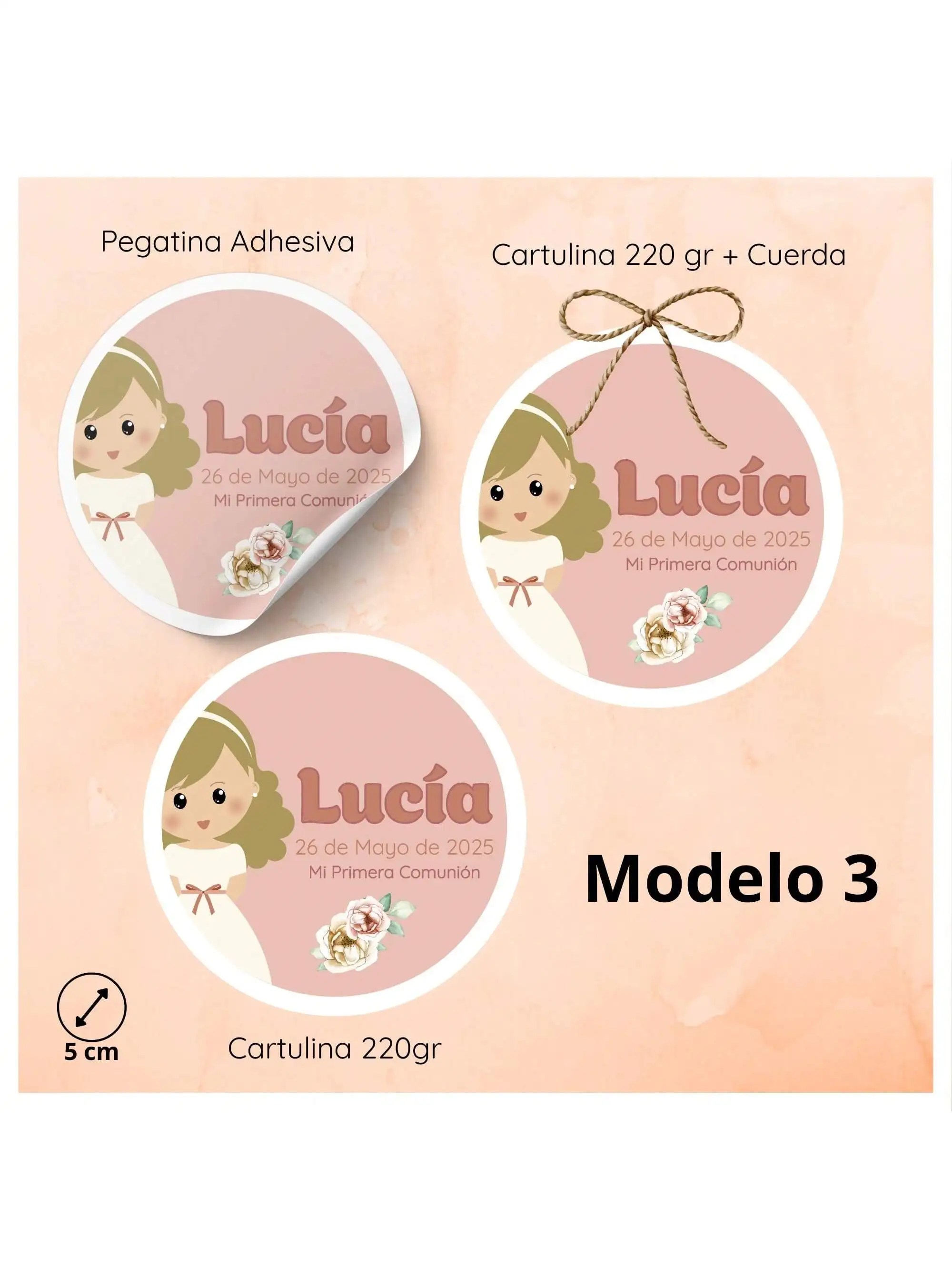 24-حزمة من ملصقات أو بطاقات زخرفية غير مجففة للمناولة الأولى للفتيات، تستخدمات الديكور متعددة الاستخدامات