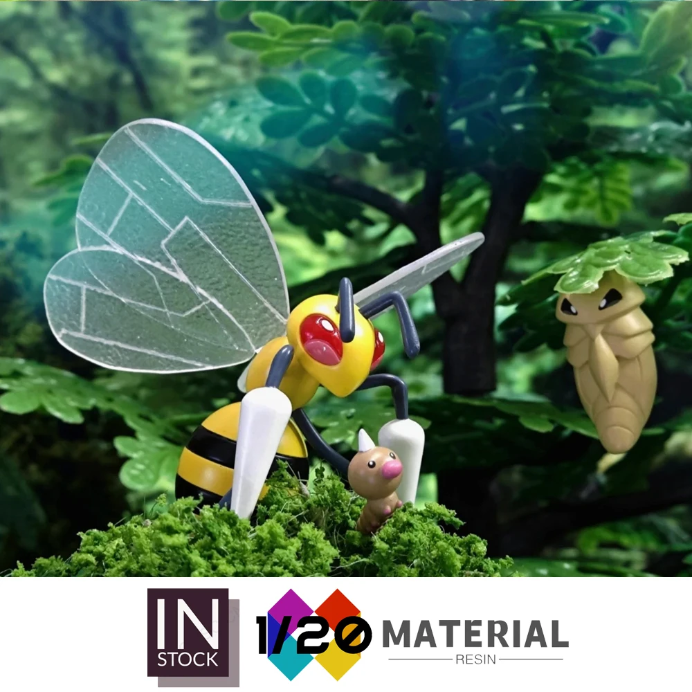 

[In Stock]1/20 Resin Scale World [FLF] - Weedle & Kakuna & Beedrill [Split RE-MENT]
