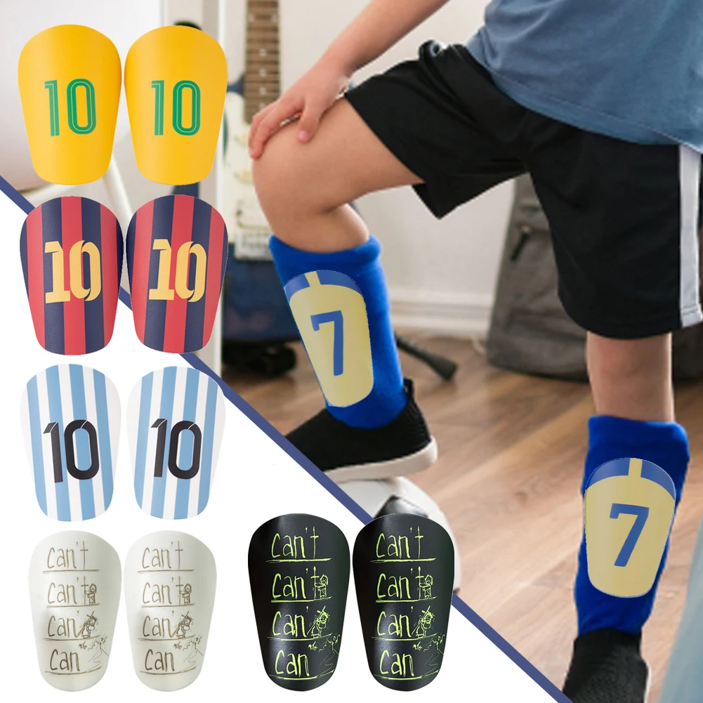 Soccer Training Shank Board Mini Football Shin Pads Wear-resistant Shock Absorbing Soccer Leg Protector Lightweight Knee Guard