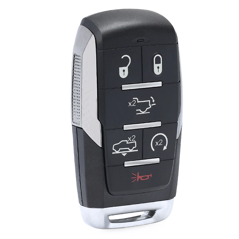 KEYECU-mando a distancia inteligente para coche, carcasa de repuesto para Dodge RAM Limited 2019, 2020, 2021, 2022, FCC: OHT-4882056, 3, 5, 6, 7 botones