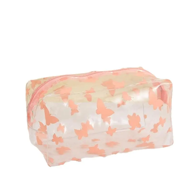 قطعة واحدة من حقيبة مكياج شفافة مبتكرة للنساء حقيبة أحمر شفاه محمولة ذات سعة كبيرة #1