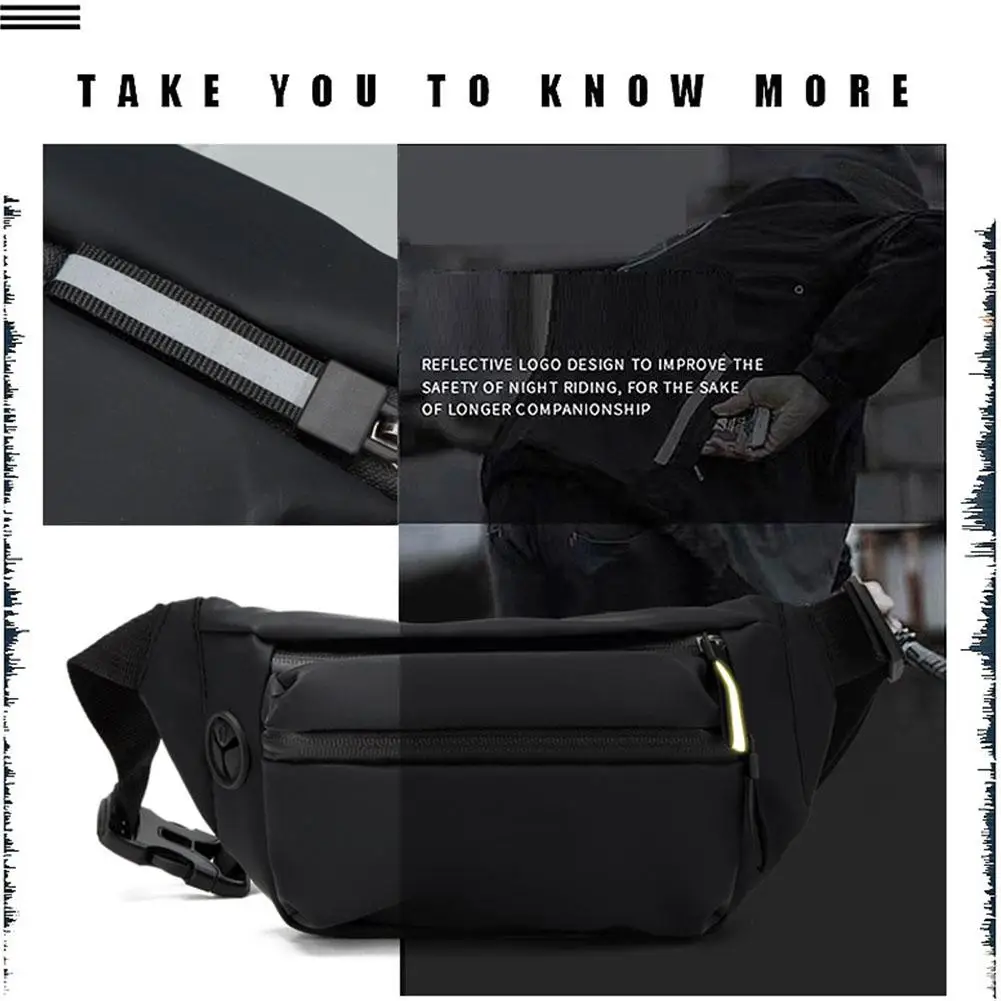 Men Women Waist Bag Pack Waterproof For Male Belt Pouch Belly Banana Ladies Kangaroo Bum Hip Husband Phone Work Purse Sack