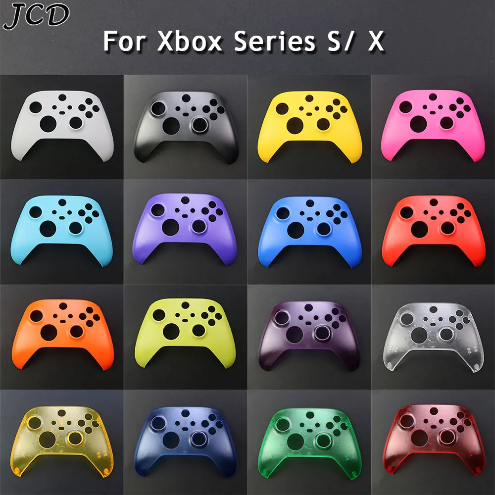 JCD For Xbox Series S Front Shell Replacement Upper Top Housing Shell Faceplate Cover For Xbox Series X Controller