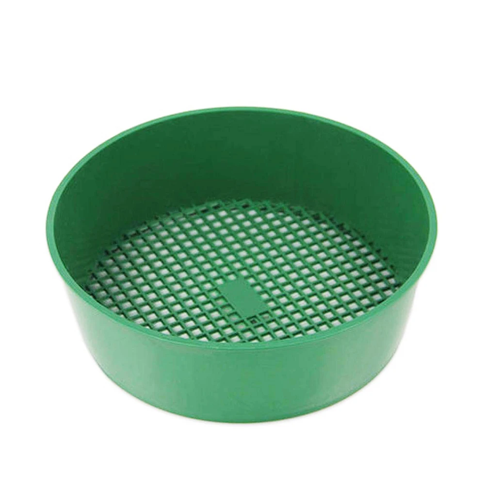 1PC Soil Sieve Easy To Use Wide Applicability Round Fine Mesh Design Premium PP Soil Filter for Home
