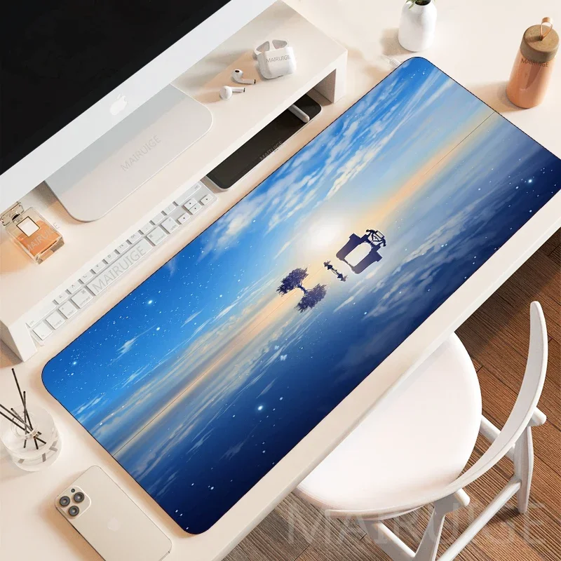 Tapis de souris Anime grand clavier de joueur tapis tapis tapis ciel étoilé accessoires de jeu tapis de bureau votre mensonge en avril tapis de souris