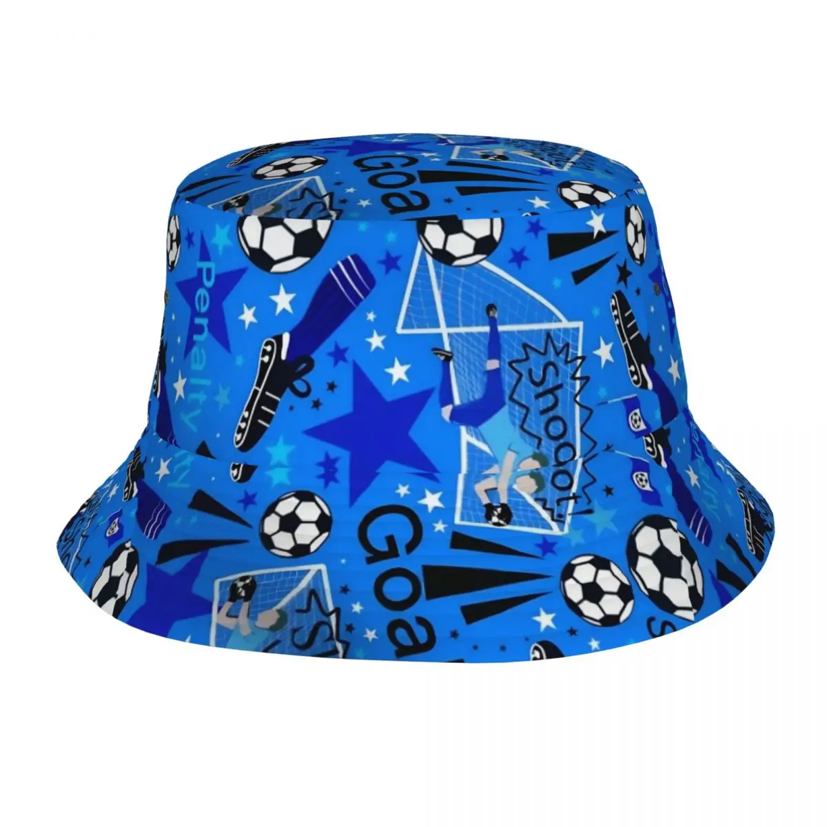 Vocation Football Soccer Patten Accessories Bucket Hat Streetwear Women Men Hot Sun Hats Panama Hat Fisherman Hat Camping