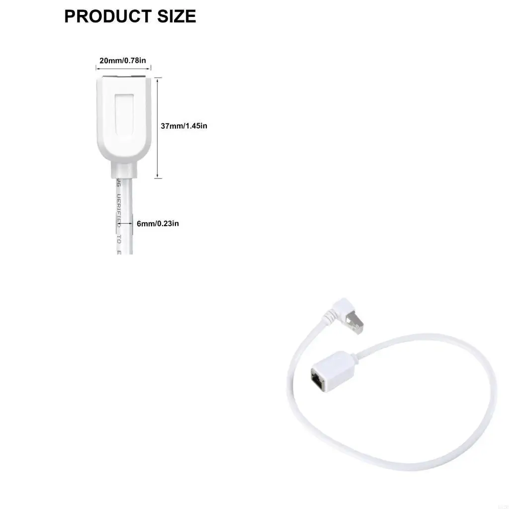 462E Enhances Stability Ethernet Extension Cable CAT6 Ethernet RJ45 Male to Female Cable for Seamlessly Connectivities