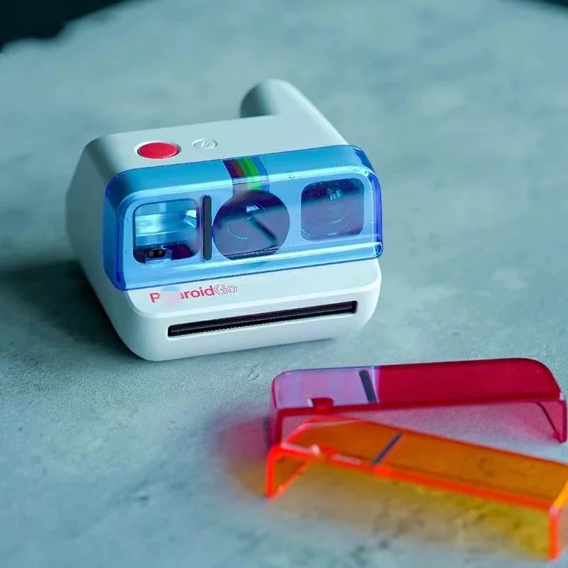 Suitable for Polaroid Go filter set, Polaroid camera accessories, 3 color filters, red, orange, blue three colors