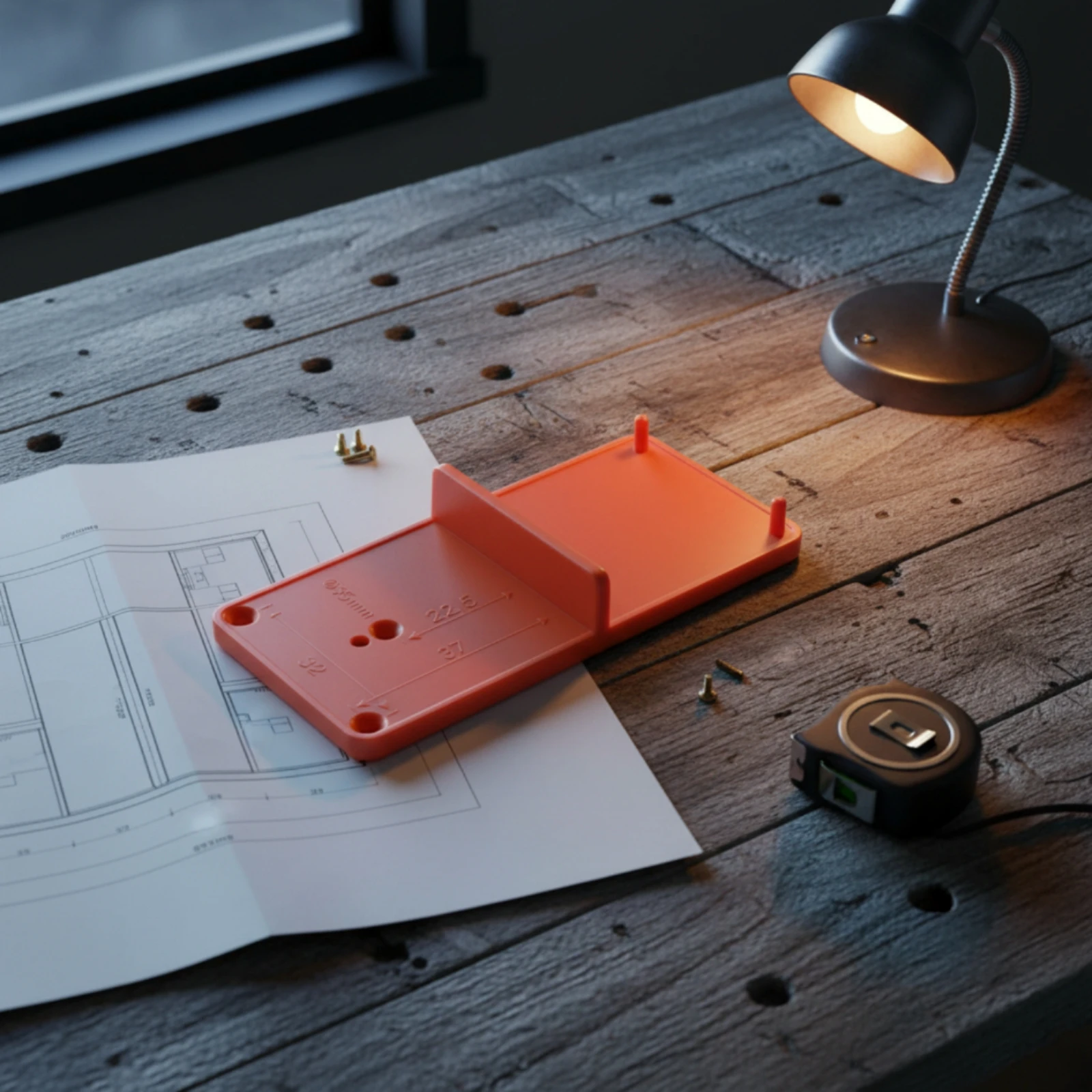 

Cabinet Hinge Installation Jig Locating Fence Cabinet Hinge Jig Hardware Tool Easy Alignment Rounded Corners