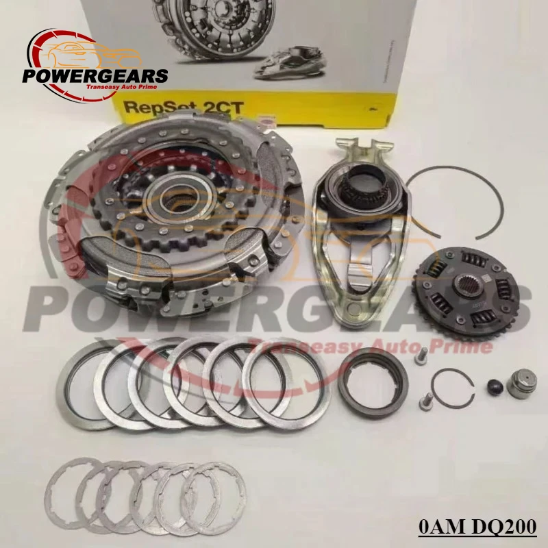 

Новый комплект сцепления 0AM DQ200 0AM198140L 602 0006 00 DSG Gen2, 7-ступенчатая коробка передач, подходит для Audi VW Golf 1.2T 1.4T