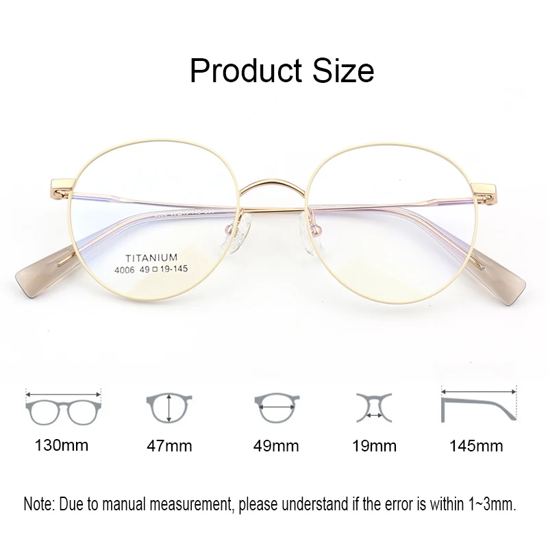 New Fashion Eyewear Retro Square Titanium Eyeglasses Myopia Optical Prescription Glasses Frame For Men And Women Spectacles