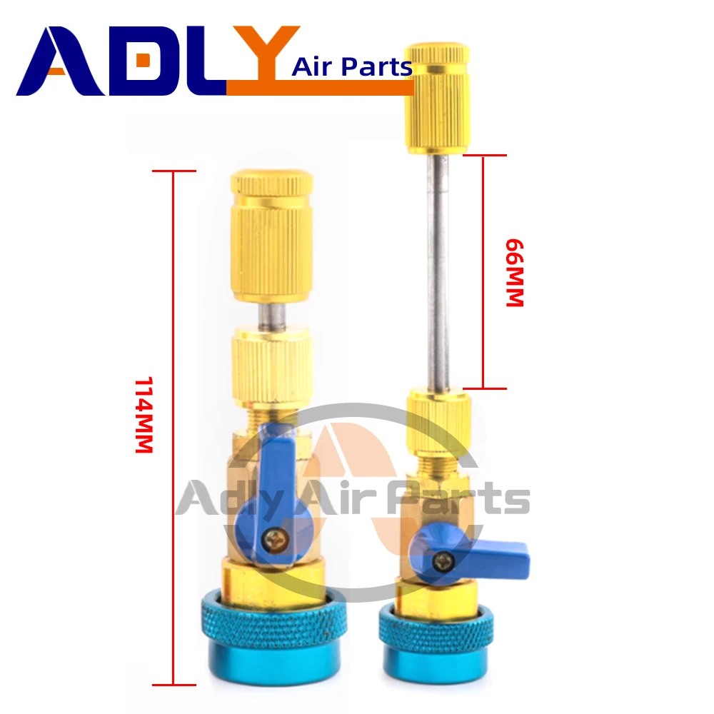 Auto AC Air Conditioning R134A Valve Core Remover Installer High Low Pressure Tool Repair Tools