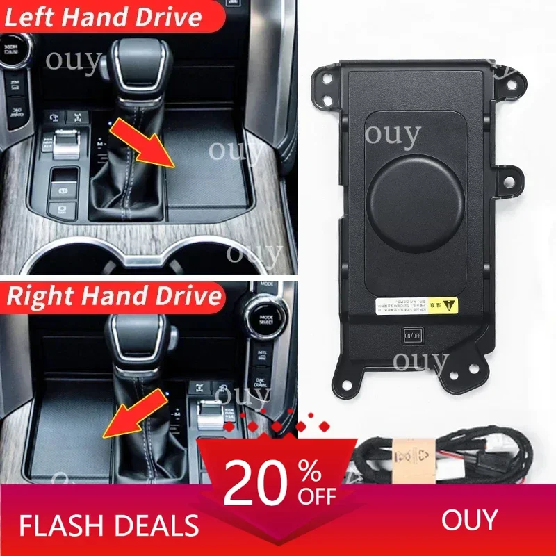 Wireless Charging Pad For Toyota Land Cruiser 300 LC300 J300 2021-2025 Car Charger Console Upgrade Accessories Modification Kit