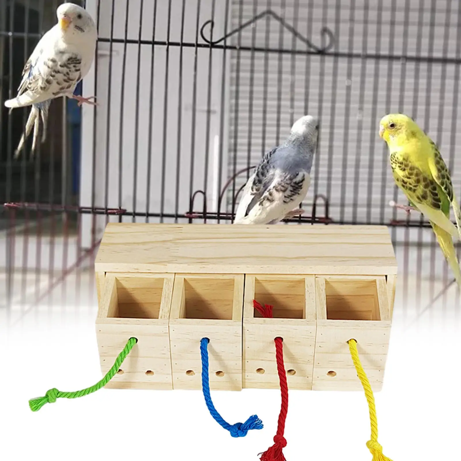 Forage Toy Wooden Bird Foraging Feeder Toy Chew Toy Bird Foraging Toy Parrot Feeder Box for Macaws Lovebird Budgies Anchovies Forage Toy Wooden Bird Foraging Feeder Toy Chew Toy Bird Foraging Toy Parrot Feeder Box for Macaws Lovebird Budgies Anchovies