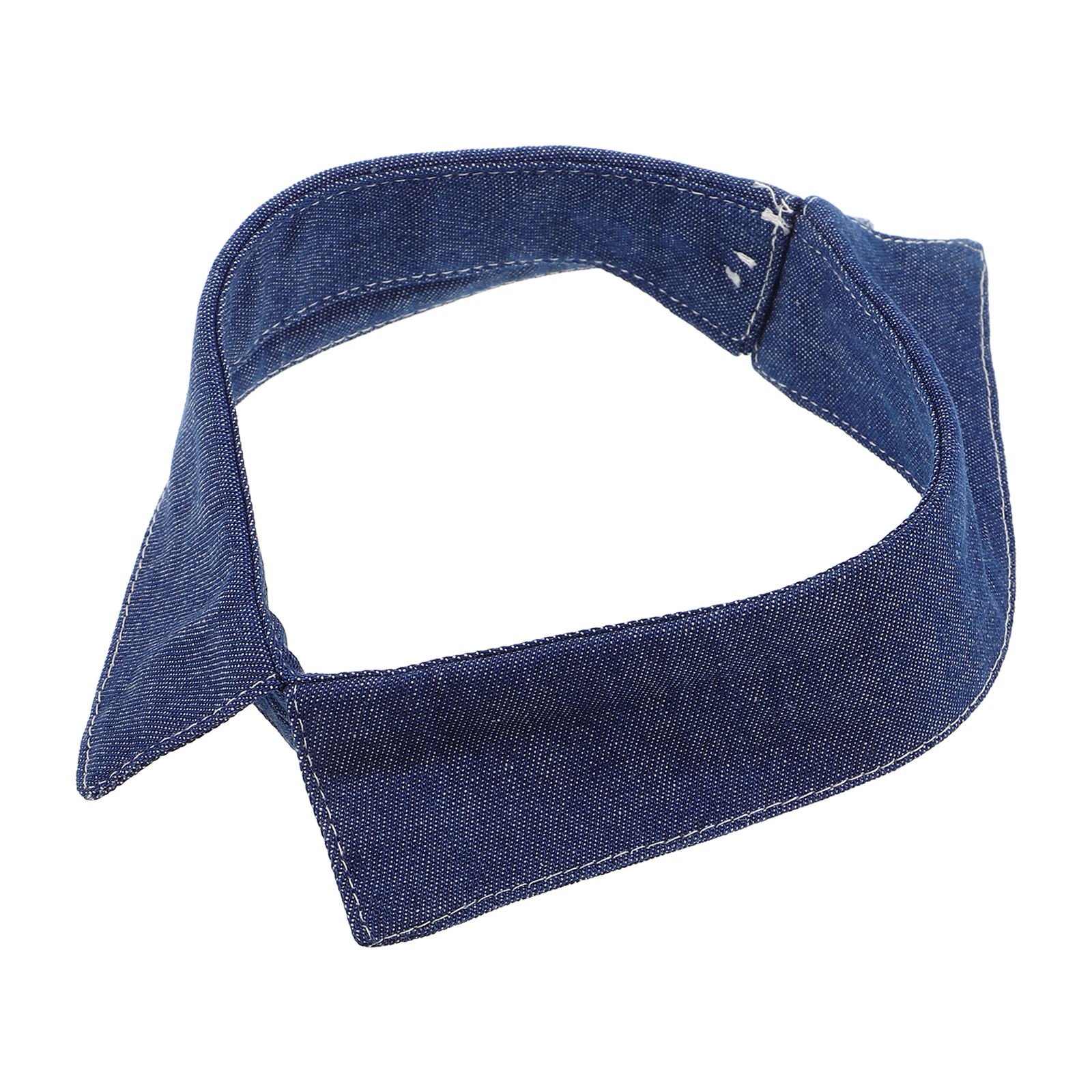 

Denim Fake Collar Decorative Shawl Accessories Removable Cowboy Detachable Collars