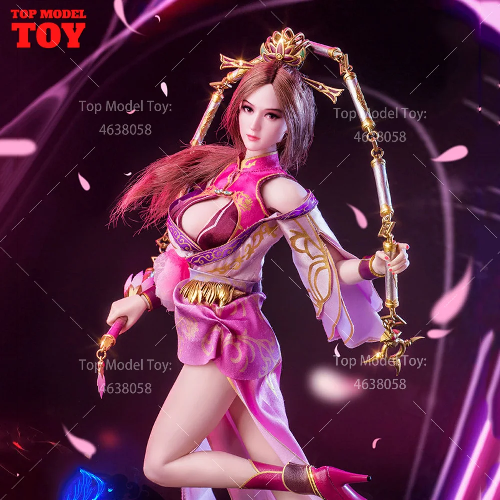 FLAGSET FS-G002 1/6 Ancient Beauties Three Kingdoms Diao Chan 12'' Female Soldier Action Figure Model Doll Full Set Toy