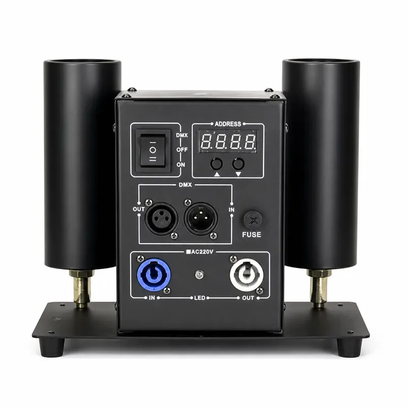 Mini CO2 Jet Fog Machine Stage Air Column Effect for DJ Disco Bar Nightclub AC110V 220V 50Hz 8A 140W Cold Smoke Gun
