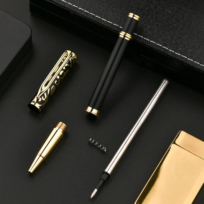 Signing Pen Black 0.5mm Point Business Pen for Office Hotel 594A