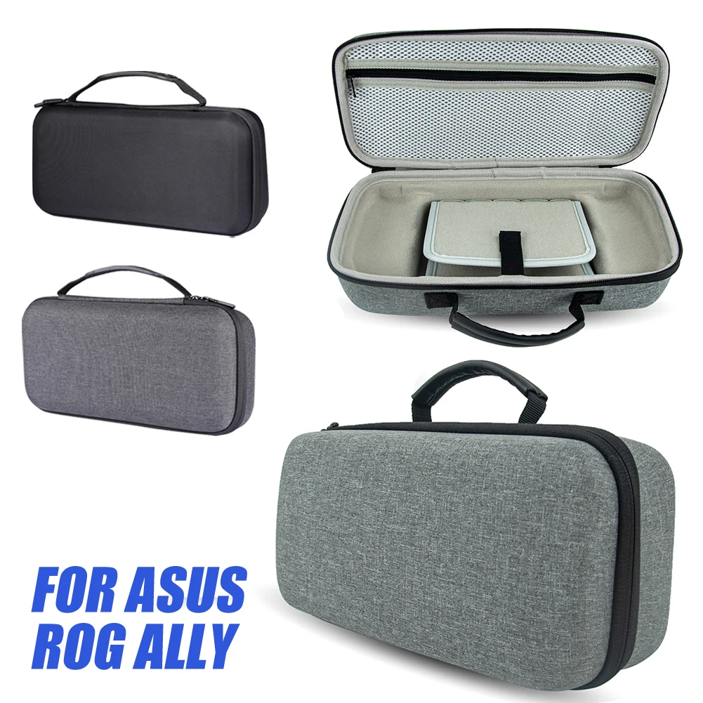 For ASUS Rog Ally EVA Protective Storage Pockets Anti-Drop Game Console Protection Bag Shockproof Inner Support with Mesh Bag