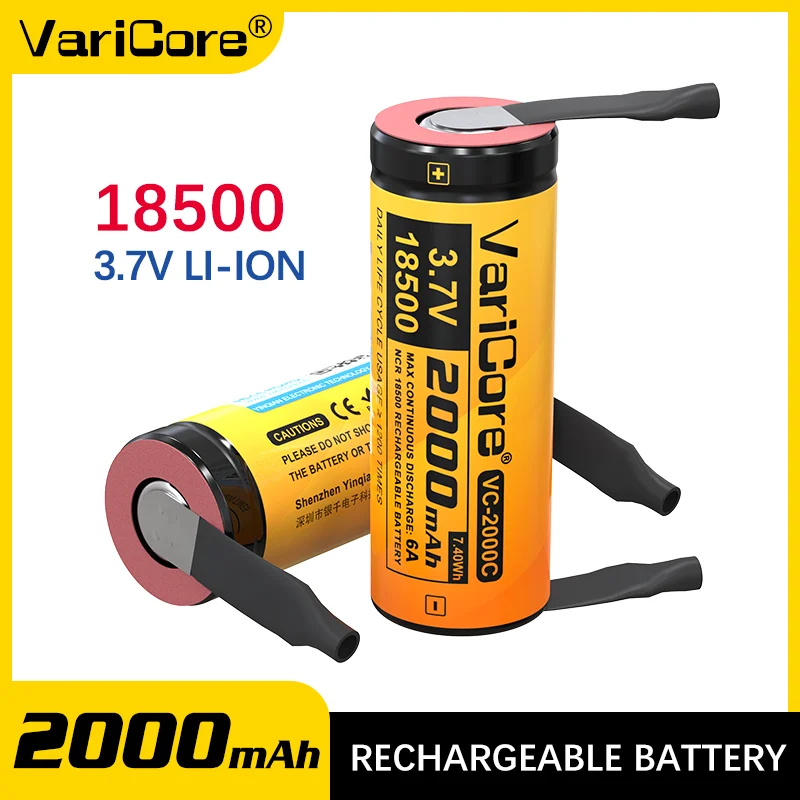 Varicore 18500 3.7V…