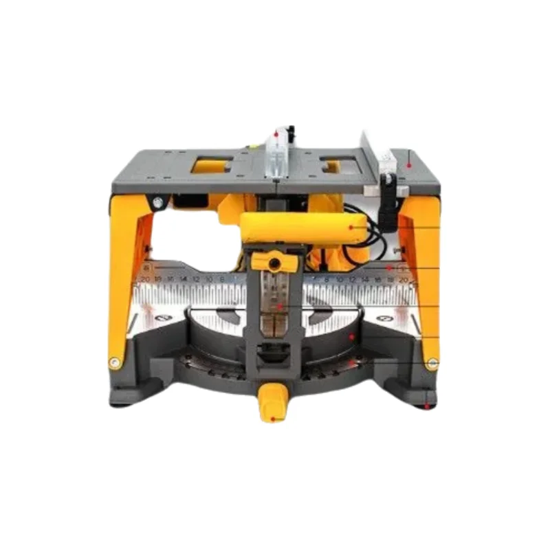 Piła ukośnica 255 mm, uniwersalna piła do drzwi drewnianych i listew przypodłogowych, bezpyłowa piła kompozytowa do obróbki drewna.