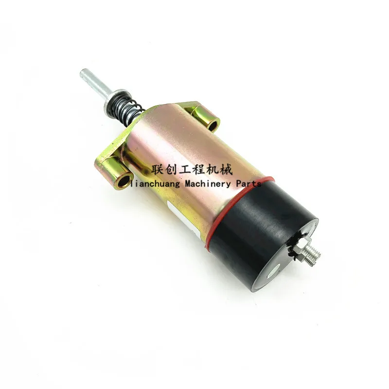 For Caterpillar Cat E330B/330C Stall Solenoid valve 125-5773 Flame extinguisher switch stop Oil cut-off Solenoid valve excavator