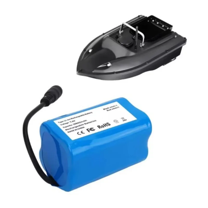 New Battery 7.4V 19800mAh for C18 H18 V18 D18B FX88 V020 V900 2011-5 V007 Remote Control RC Fishing Bait Boat Battery Parts