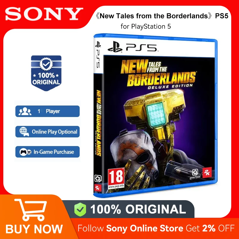 Sony PlayStation 5 New Tales from the Borderlands Deluxe Edition PS5 Game Deals for Platform PlayStation5 PS5 Game Disks