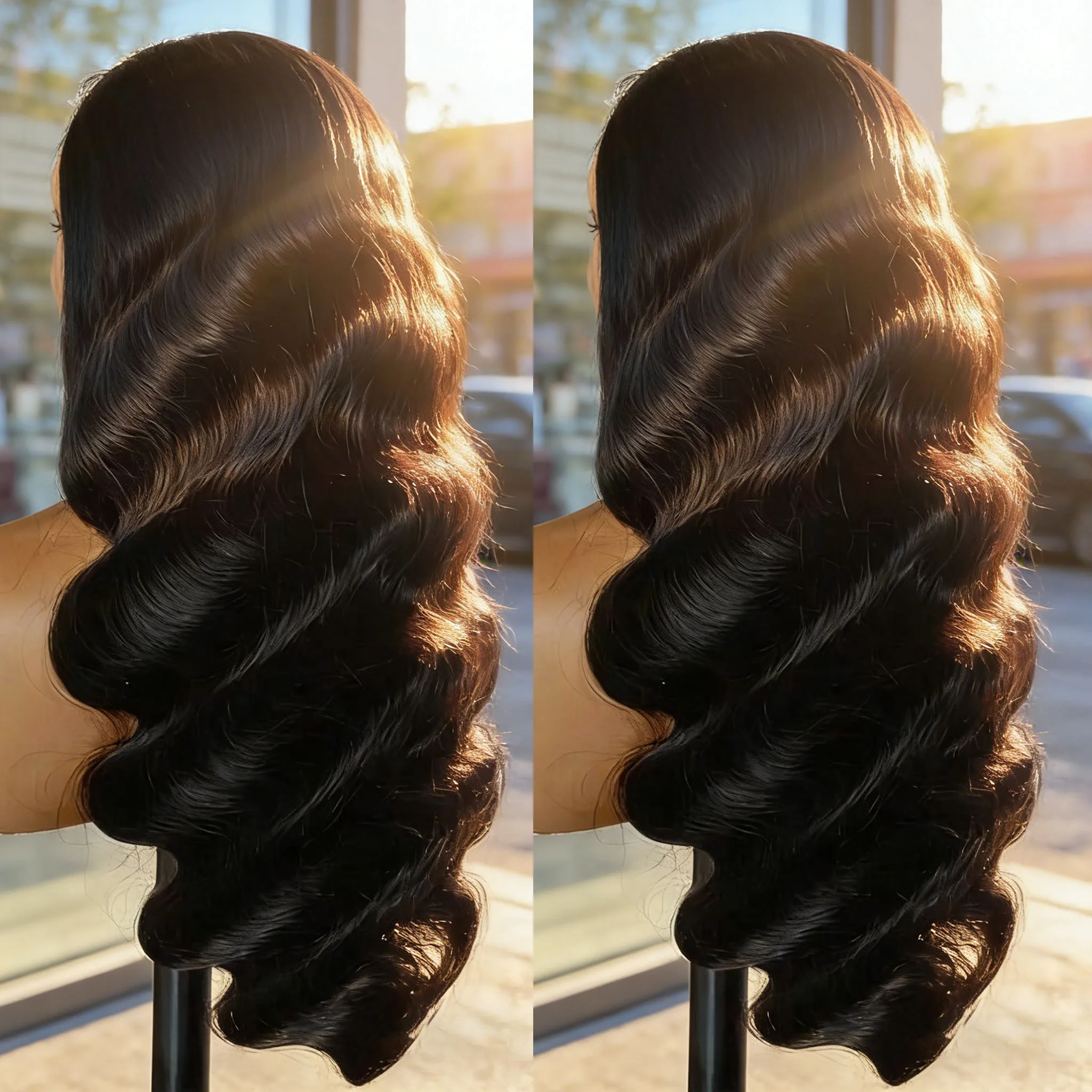 

40-дюймовый объемный парик 13x6 HD с кружевной фронтальной частью, парик из человеческих волос 13x4 360 Hd, парик с кружевной передней частью для чернокожих женщин, предварительно выщипанные бразильские волосы