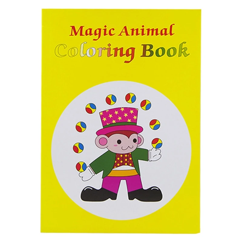 Delicate Coloring Book Gag Gift for Kids/Adults Party Favor Grimoire Spellbook for Creative Supplies for Concert