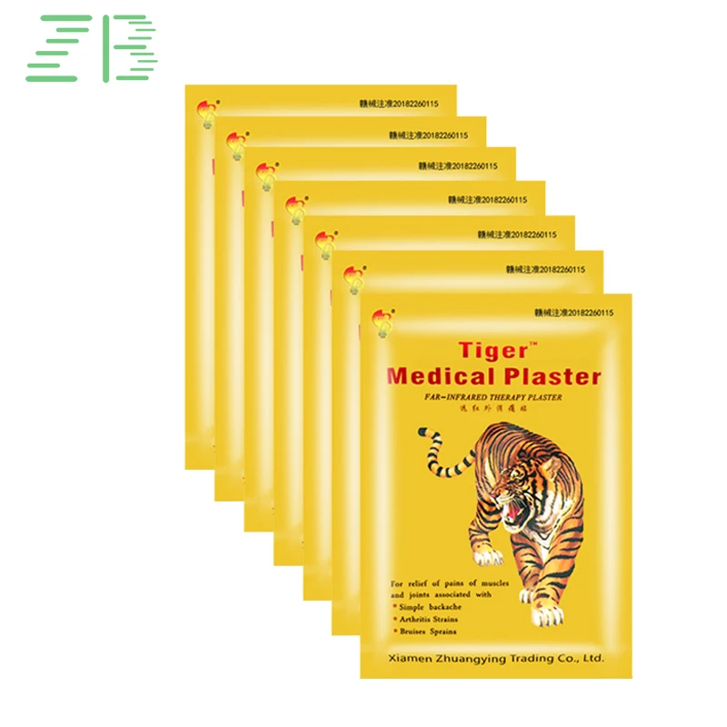 

120PCS Chinese Black Tiger Sticker Rheumatoid Arthritis Patch Frozen Shoulder Patches Lumbar Vertebrae Soft Tissue Injury Care